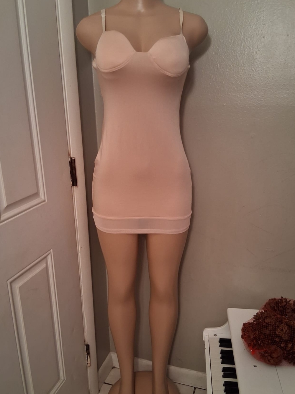 Shapewear Slip Dress in Nude Blush